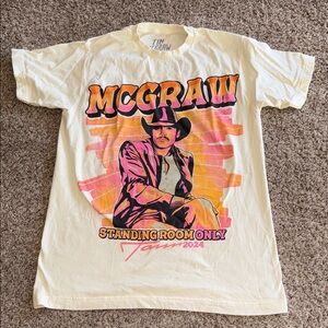 Tim McGraw standing room only tour concert tee size medium